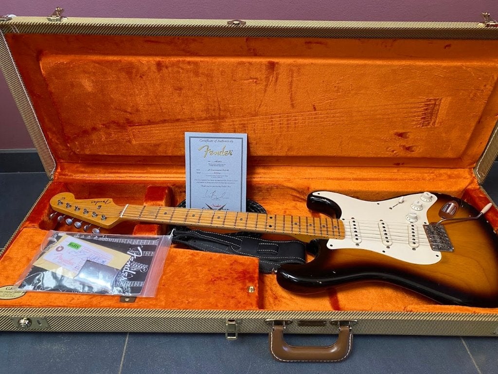 Fender Custom Shop 58 Relic Stratocaster 2012, Musique & Instruments, Instruments à corde | Guitares | Électriques, Comme neuf