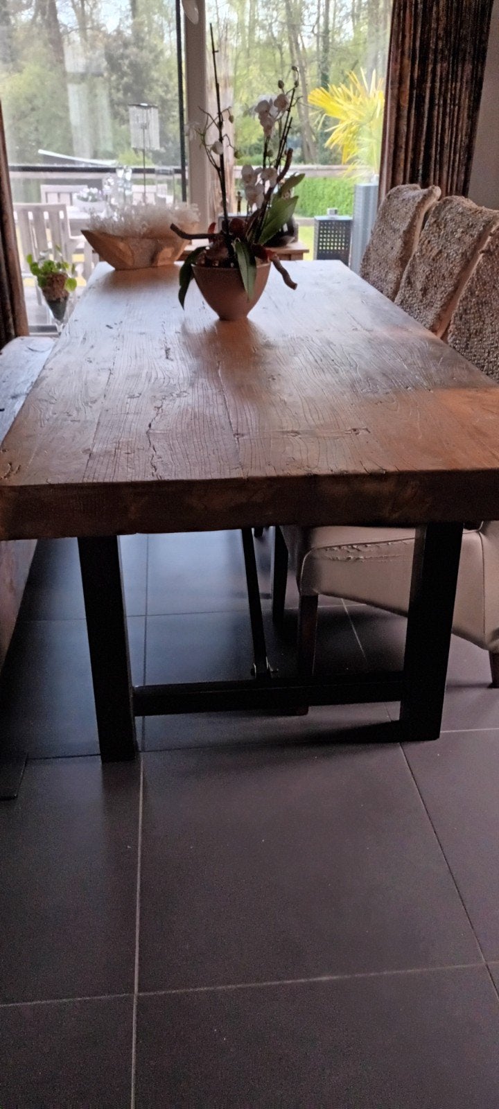 Grote landelijke tafel, Ophalen