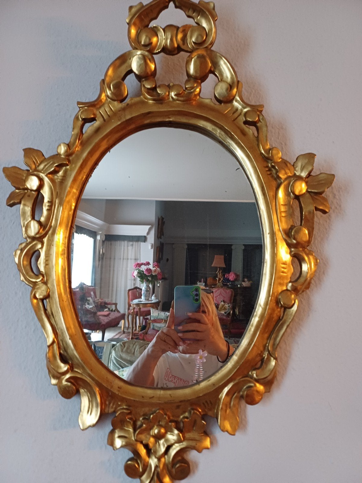 miroir style Louis 15, Enlèvement, Ovale