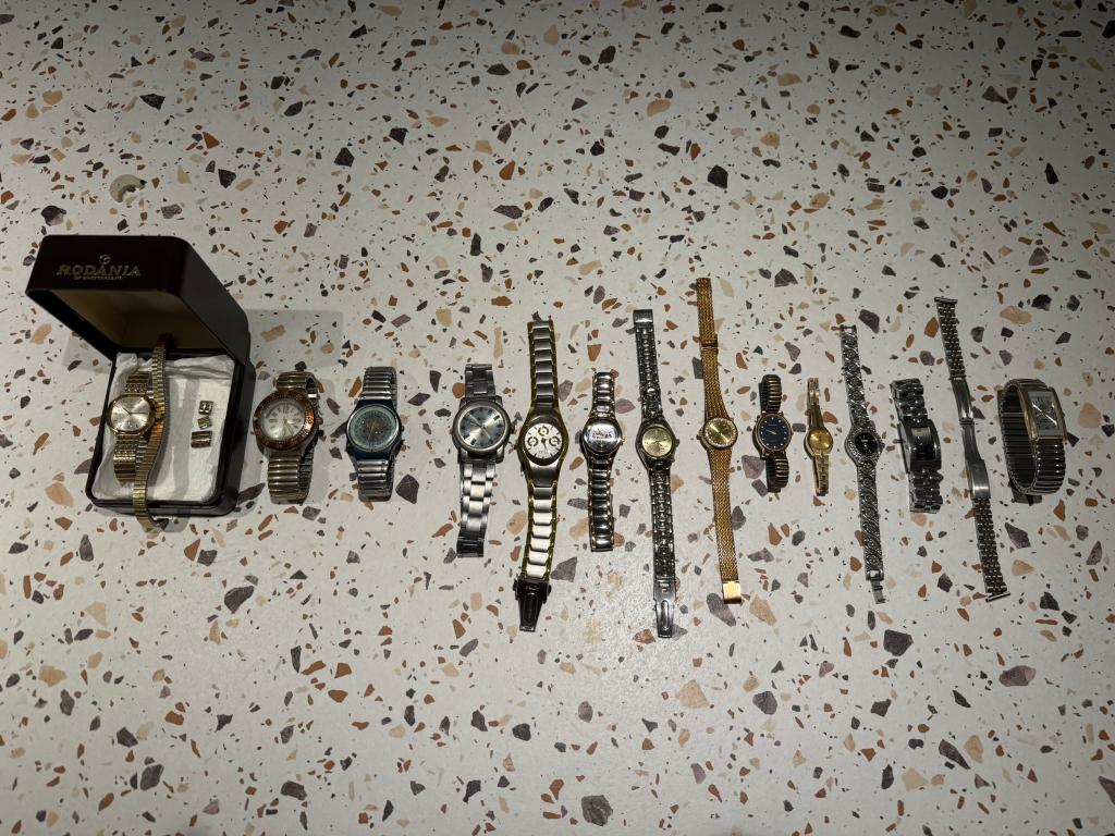 Vintage horloges, Ophalen