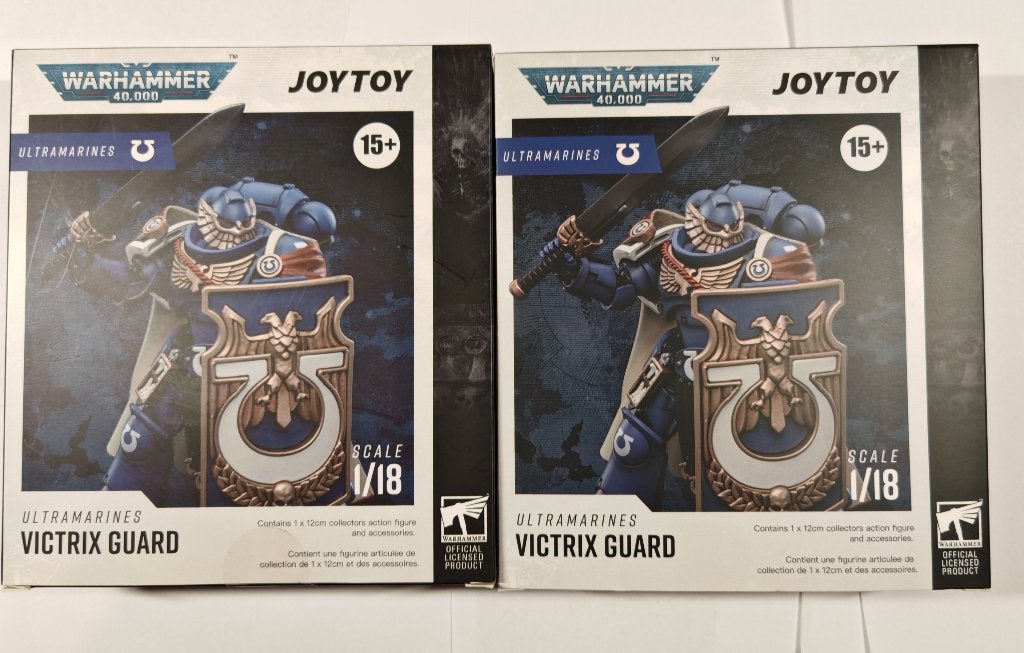Joytoy Warhammer 40k Ultramarines 2 Victrix Guard, Enlèvement ou Envoi, Comme neuf