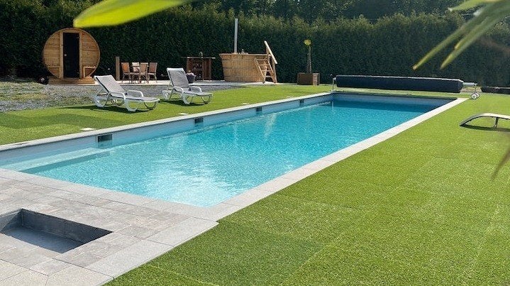 dalles pour terrasse, toiture (caoutchouc + faux gazon), Neuf, Info@kriden.be, Enlèvement ou Envoi, Belgique