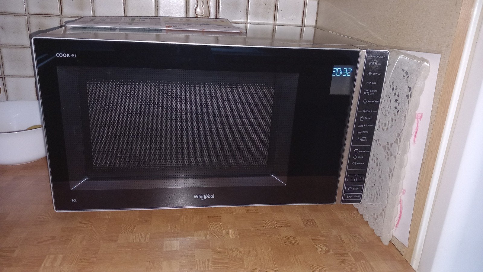 Whirlpool, Ophalen, Microgolfoven, Grill, Zo goed als nieuw