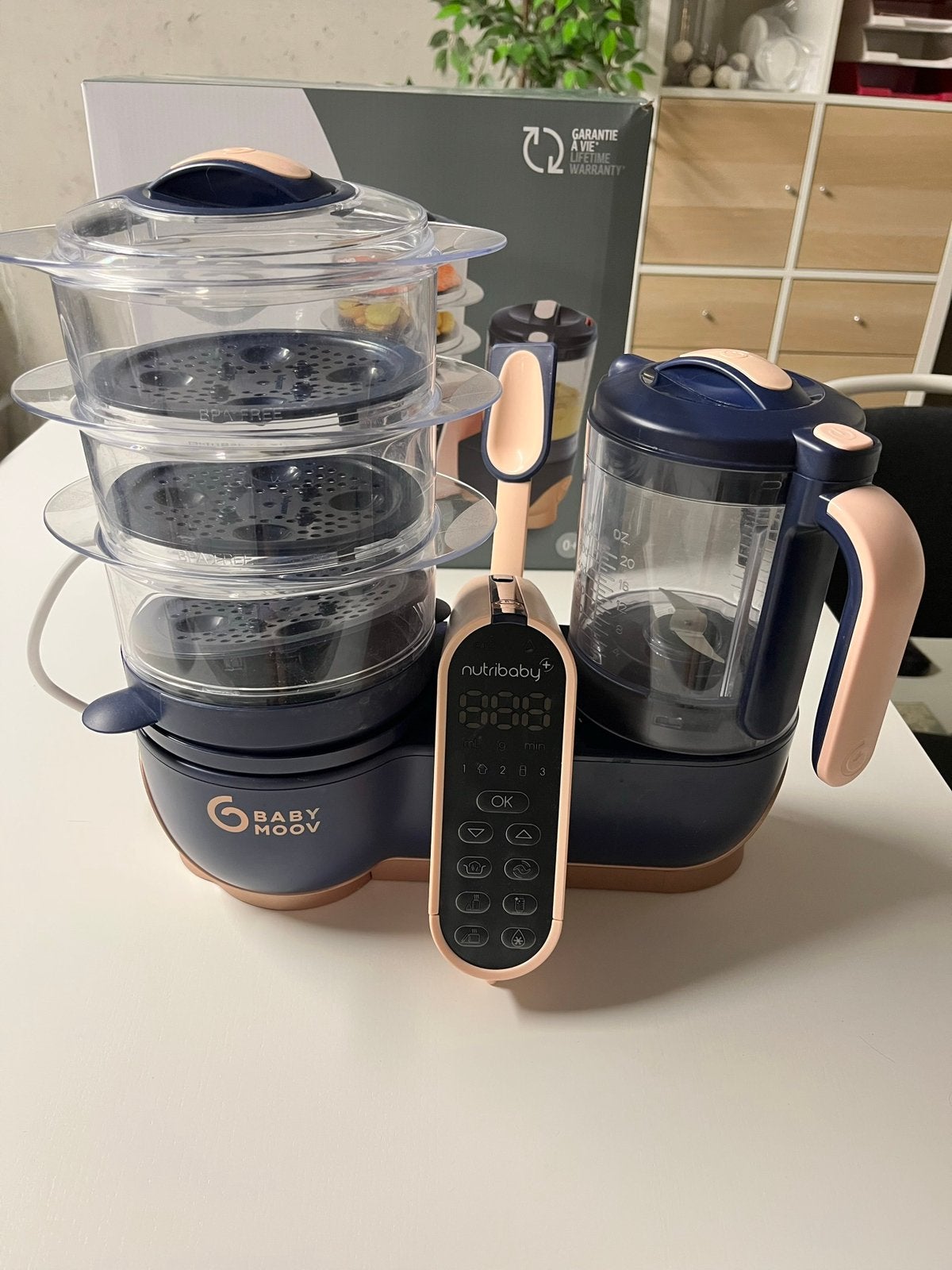 Babymoov Nutribaby XL keukenrobot, Ophalen, Zo goed als nieuw, Babyvoedingmaker, Babymoov