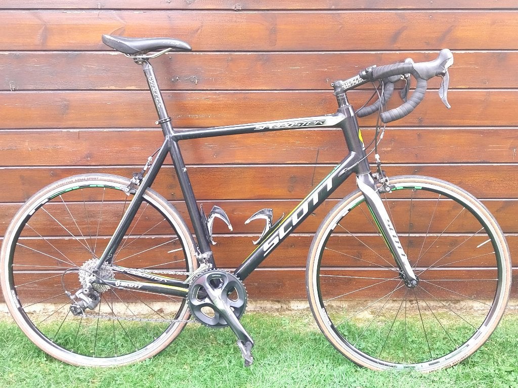 Koersfiets Scott maat XXL(61) speedster 10, Fietsen en Brommers, Ophalen, Gebruikt, 26 inch, Velgrem