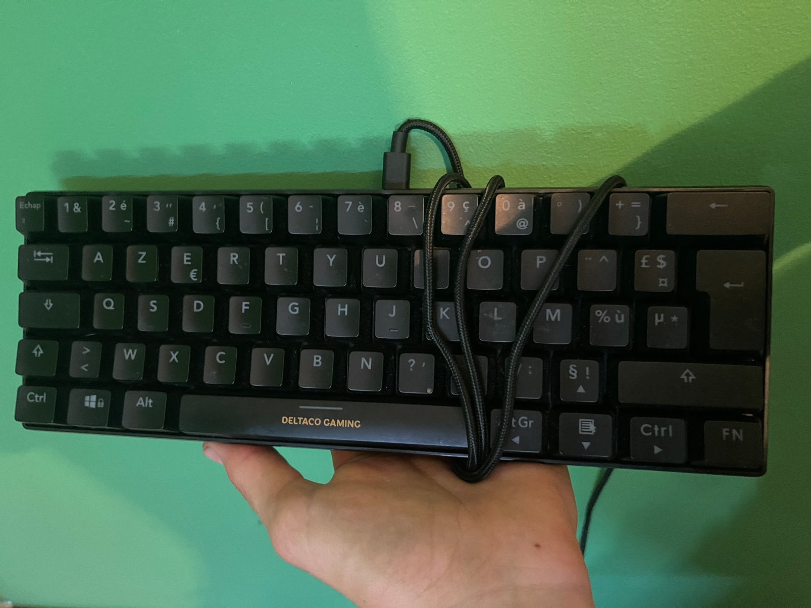 Deltaco gaming, Computers en Software, Toetsenborden, Ophalen of Verzenden, Zo goed als nieuw