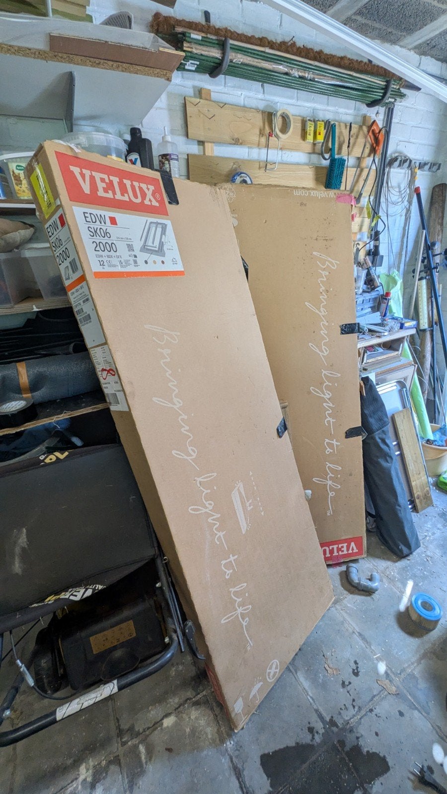 EDL SK06 2000 Pro+ VELUX gootstuk voor leien, Doe-het-zelf en Bouw, Ophalen, Gebruikt, Doos