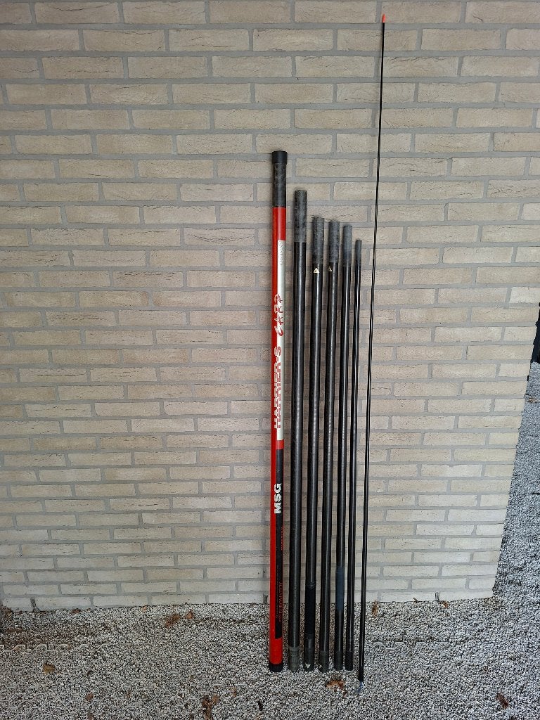 DAIWA VASTE HENGEL MET BACK PULLASYSTEEM, Ophalen, Gebruikt, Vaste hengel