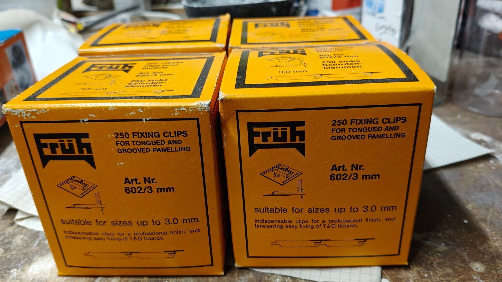 Früh clips lambris, Enlèvement ou Envoi