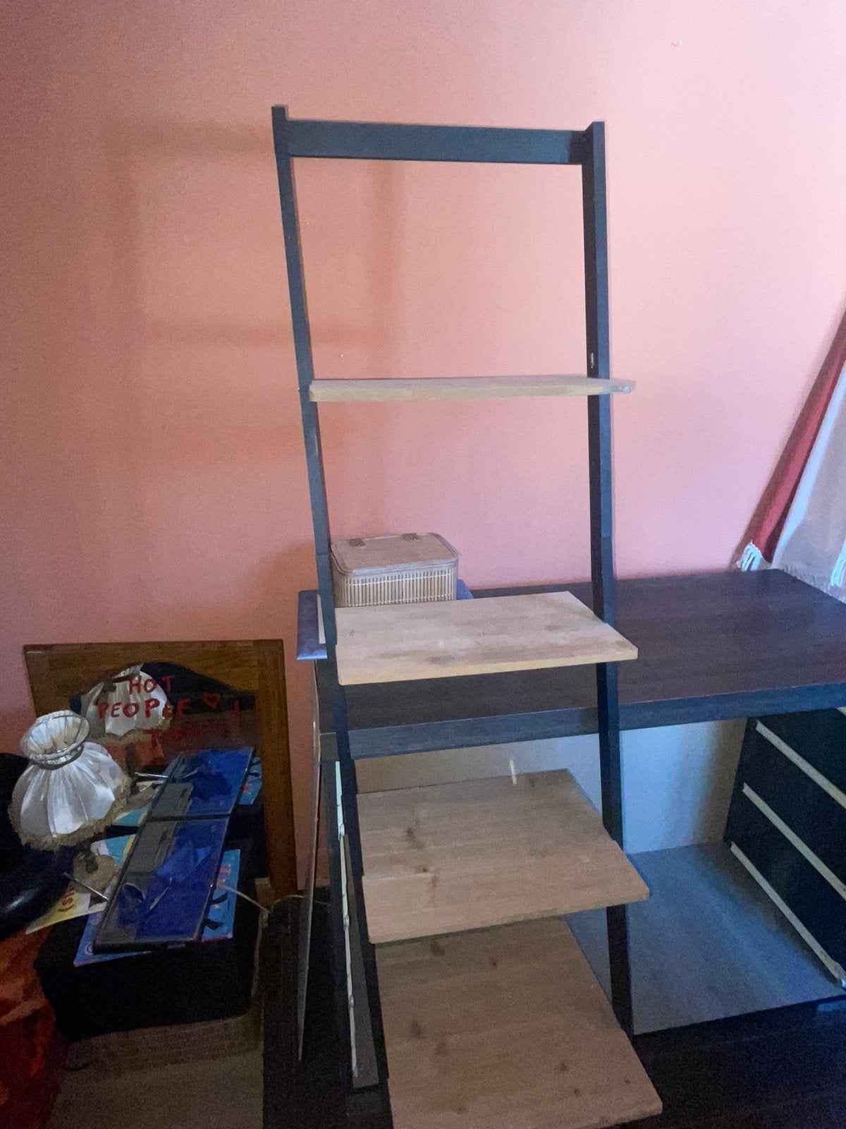 Étagère en bois, Ophalen, Gebruikt