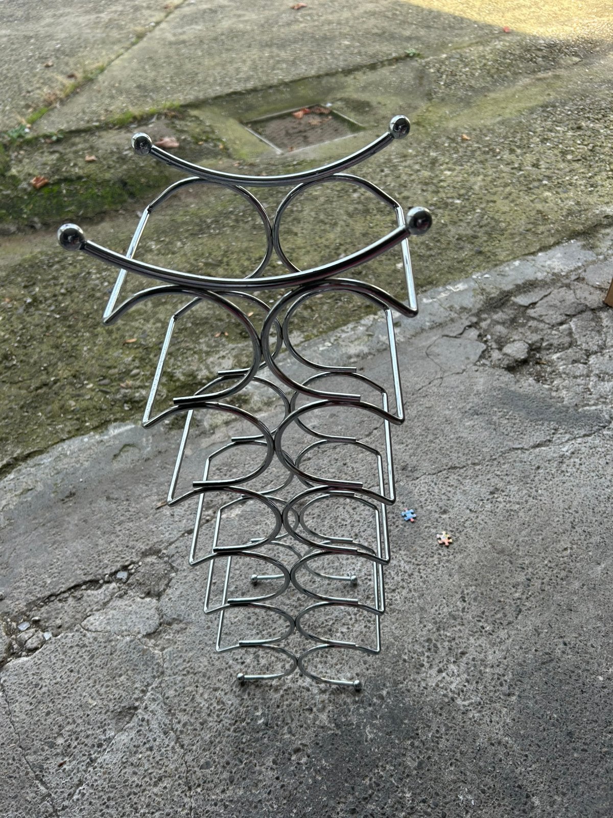 metalen wijntek, Huis en Inrichting, Ophalen, Zo goed als nieuw