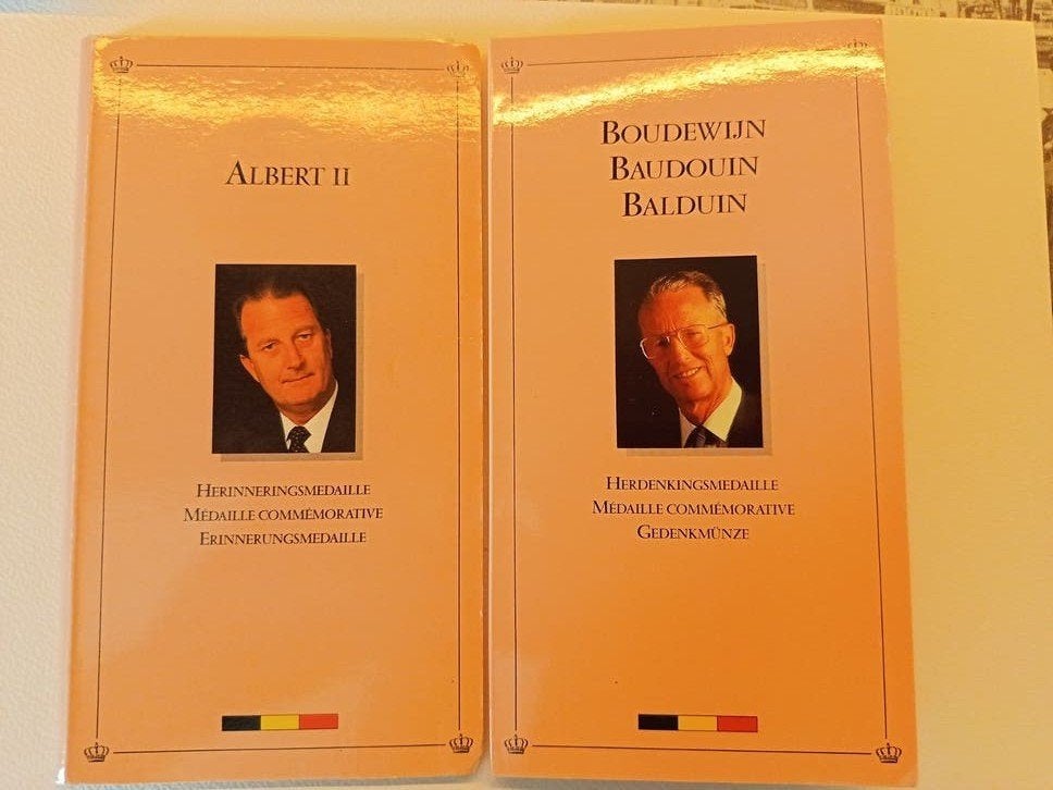 België, 2 herdenkingsmedailles, Enlèvement ou Envoi
