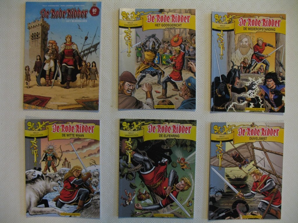 De Rode ridder 1ste druk 24 stuks, hogere nummers, Meerdere stripboeken, Ophalen of Verzenden, Zo goed als nieuw