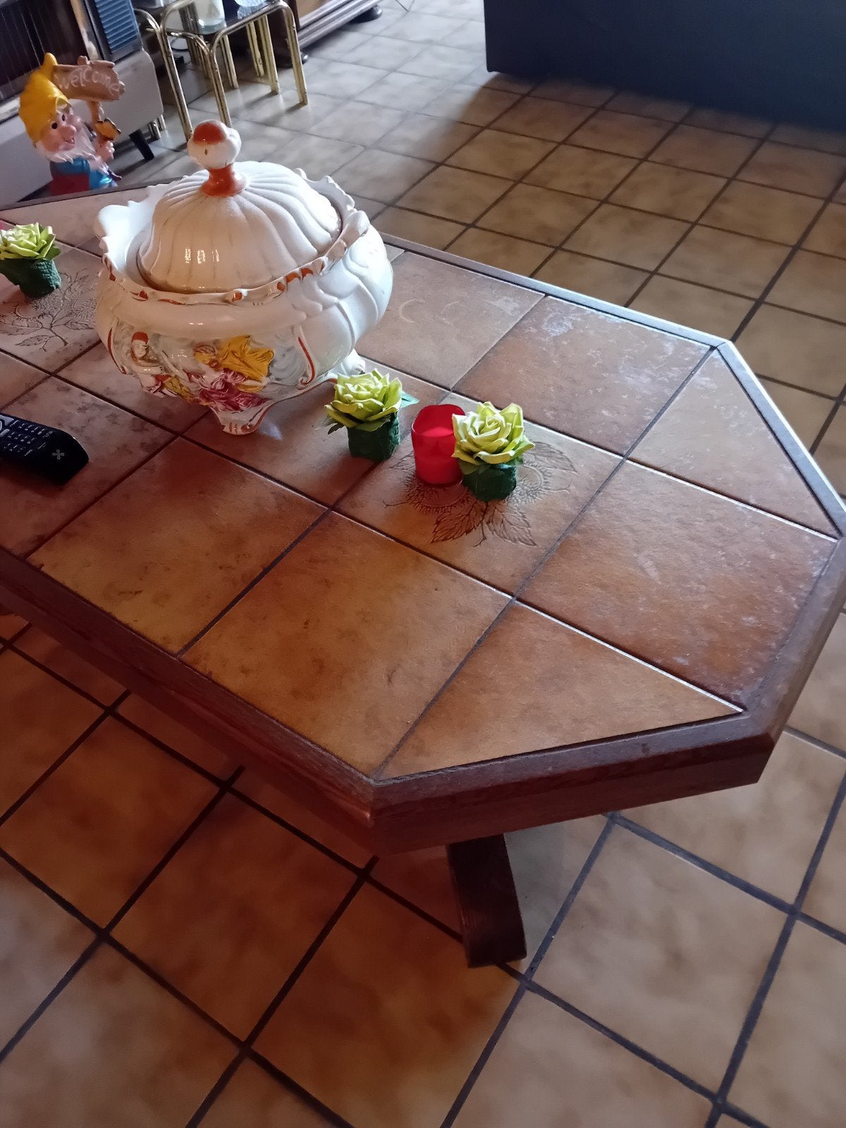 Salontafel, Ophalen
