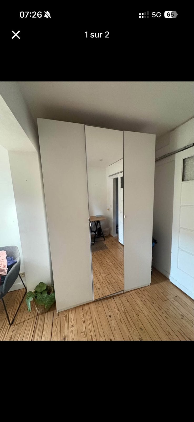 Ikea PAX 150cm, Avec porte(s), 100 à 150 cm, Enlèvement, Utilisé