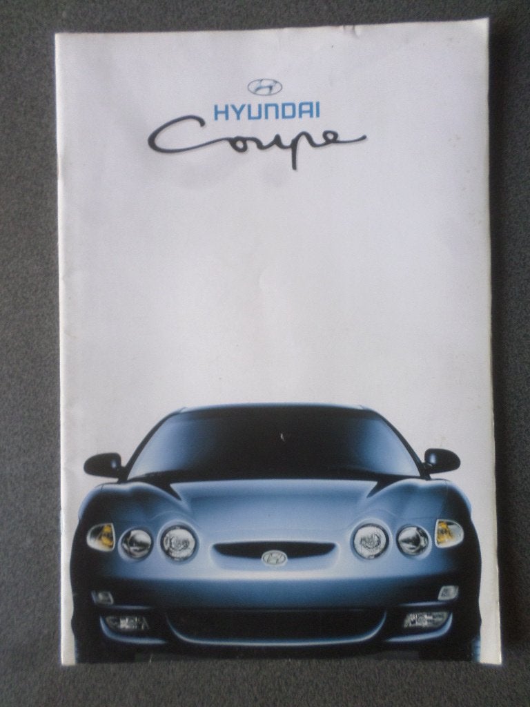 Brochure Hyundai Coupé 99, Enlèvement ou Envoi