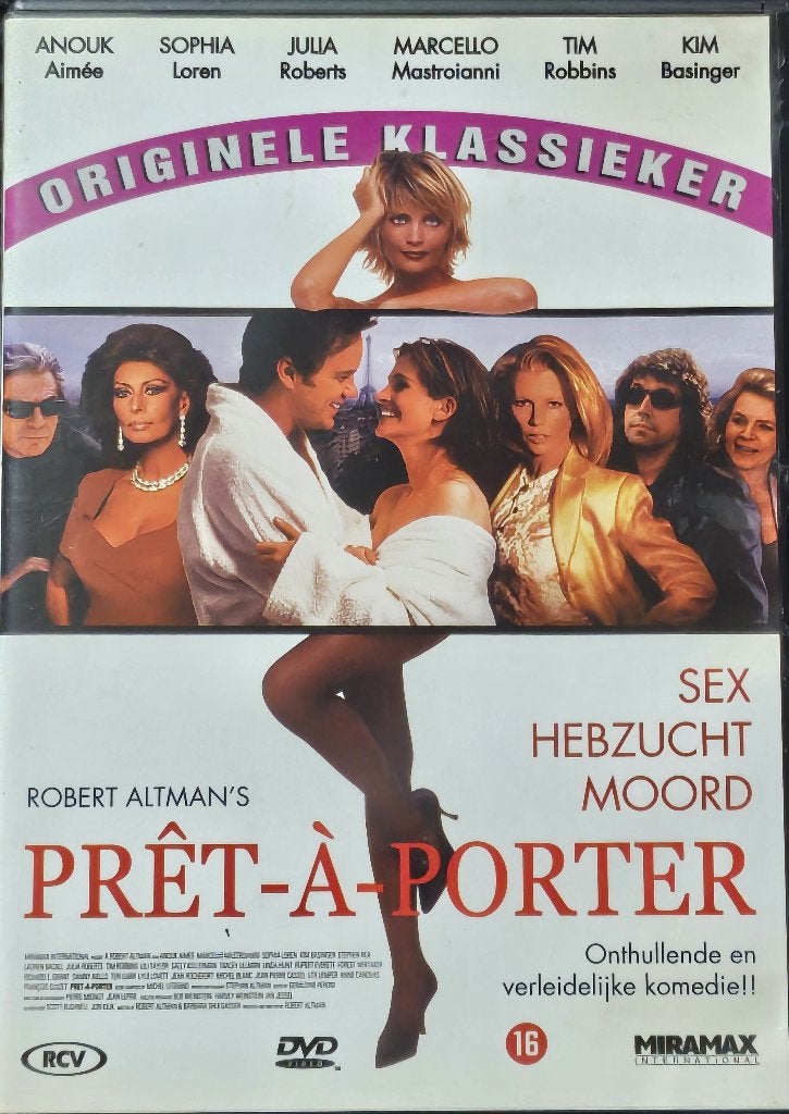Prêt A Porter (1994), Enlèvement ou Envoi, Comme neuf, Anglais, Néerlandais