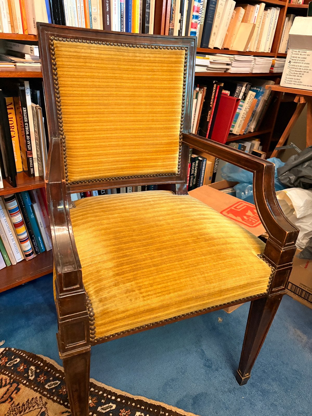3 fauteuils annees 60 style napoleon, Enlèvement