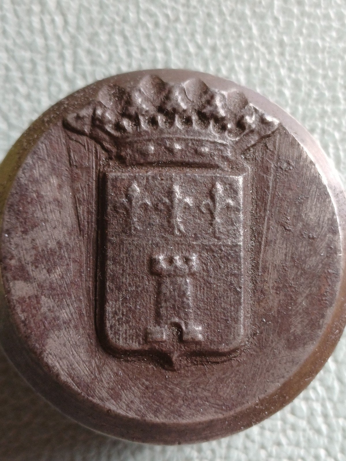 zegel wapenschild Tournon sur Rhône, Ophalen of Verzenden