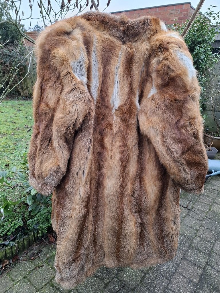 Bonten Jas vos, Ophalen, Gedragen, Maat 38/40 (M), Bruin