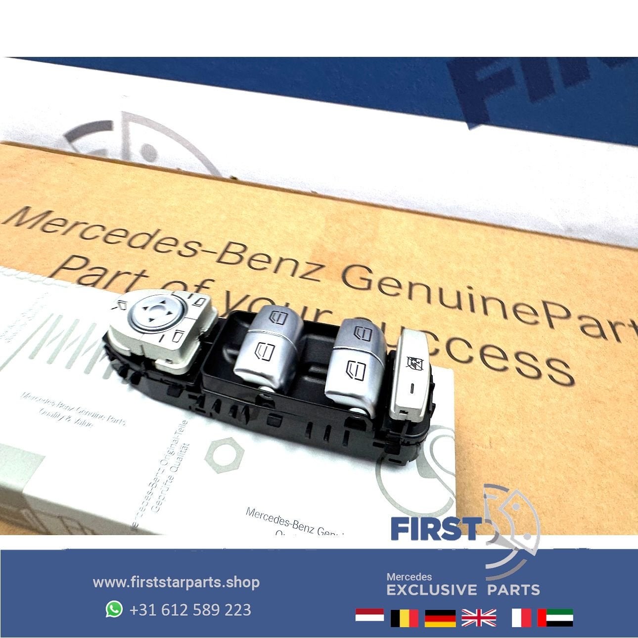 W205 W213 RAAM BEDIENING SCHAKELAAR Mercedes C + E Klasse 20