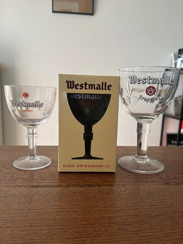 westmalle glazen en items, Verzamelen, Ophalen, Zo goed als nieuw, Bierglas