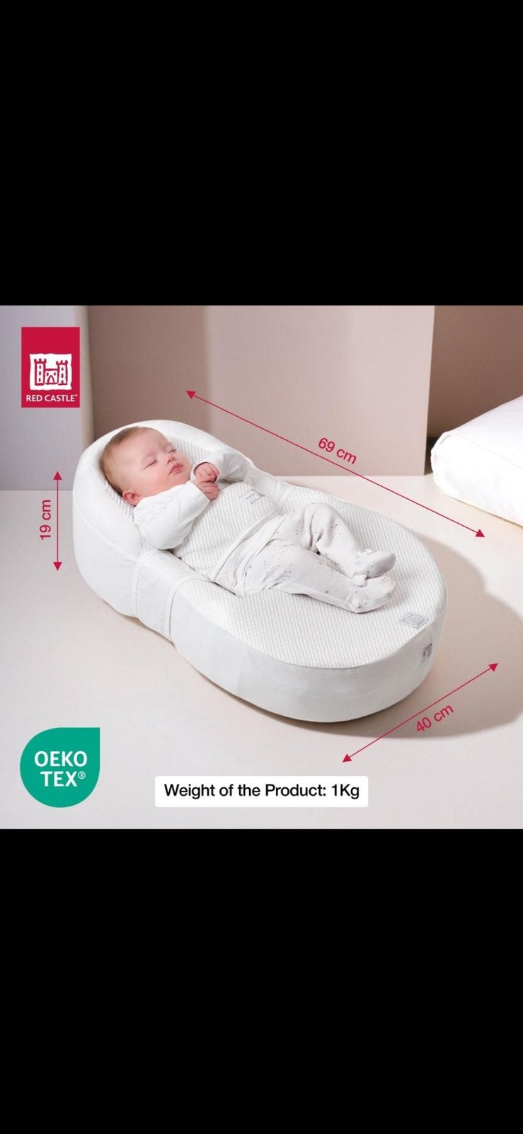 Red Castle Cocoonabababy wit — Zo goed als nieuw, Kinderen en Baby's, Ophalen of Verzenden, Zo goed als nieuw