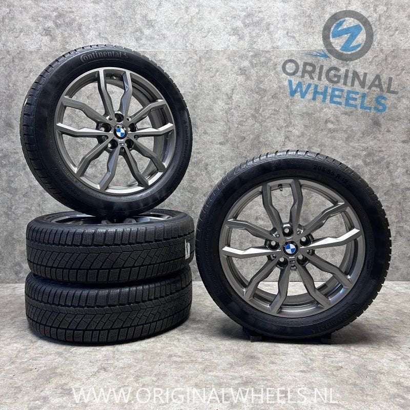 18 inch originele velgen + winterbanden BMW X1 X2 style 711, Autos : Pièces & Accessoires, Pneus et Jantes, Pneus hiver, -, 205 mm