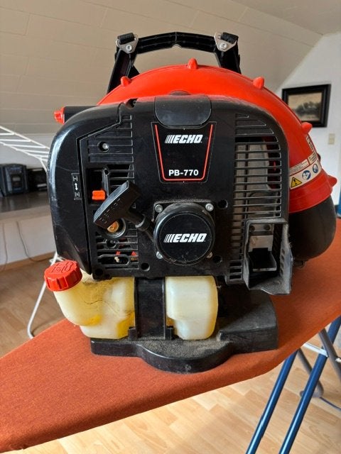 Professionele bladblazer echo PB-770 zoals nieuw,, Tuin en Terras, Bladblazers, Ophalen, Benzine, Echo PB-770, Ruggedragen