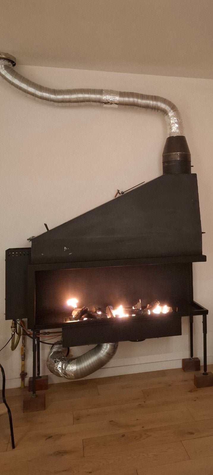 gashaard, Huis en Inrichting, Haarden, Ophalen, Zo goed als nieuw, Inbouwhaard, Gashaard