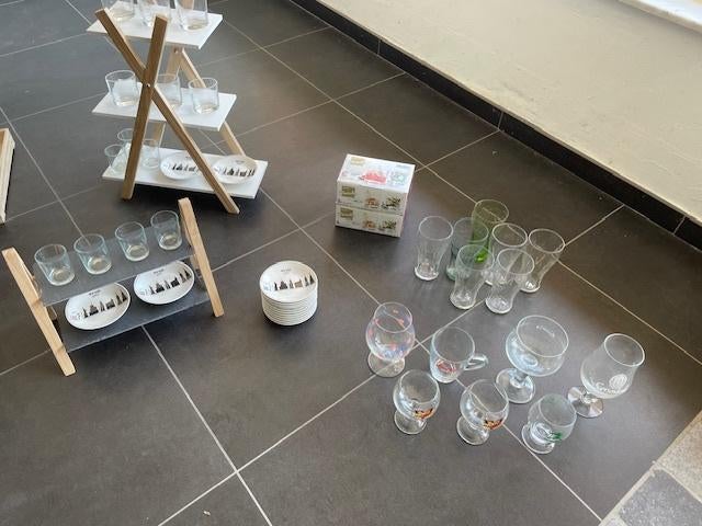 glazen + amuse interieur, Ophalen, Zo goed als nieuw, Overige typen