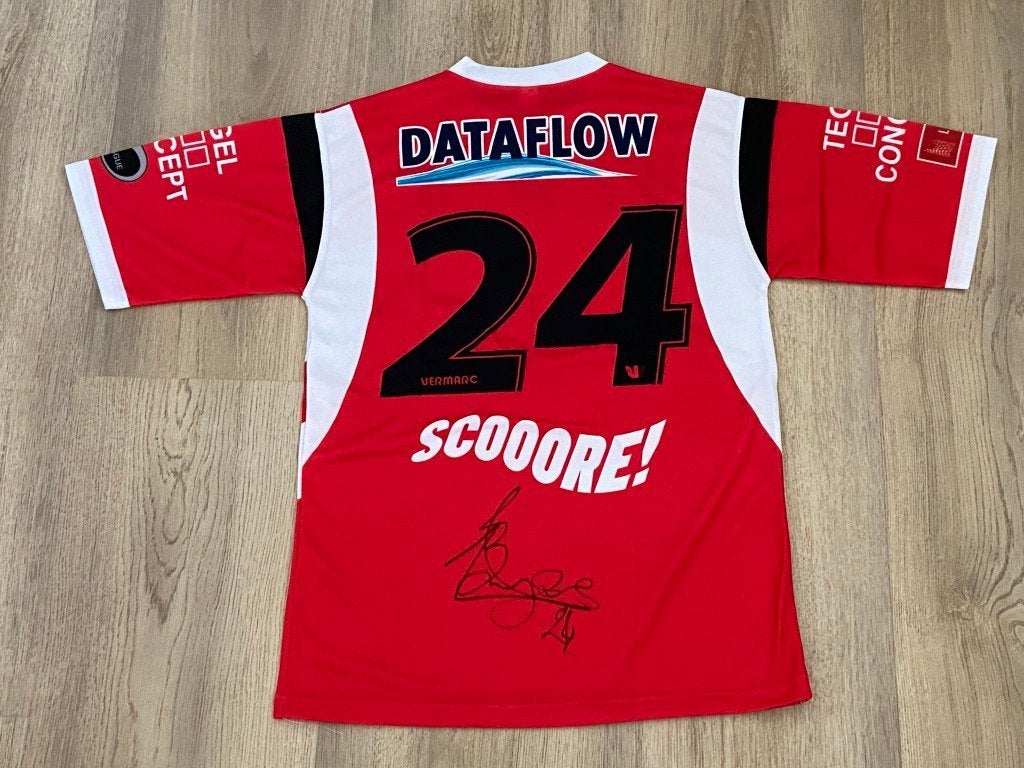 Shirt matchworn signé de Ludovic Buysens 2012/2013 OHL, Enlèvement ou Envoi, Neuf, Maillot