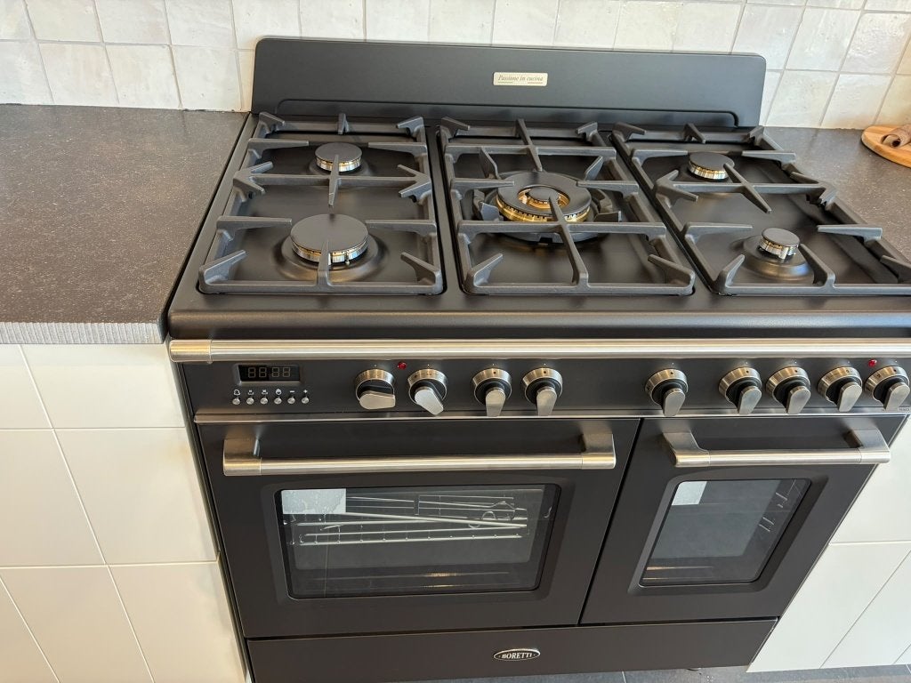 NIEUW Boretti gasfornuis, Elektronische apparatuur, Ophalen, 60 cm of meer, Nieuw, Gas