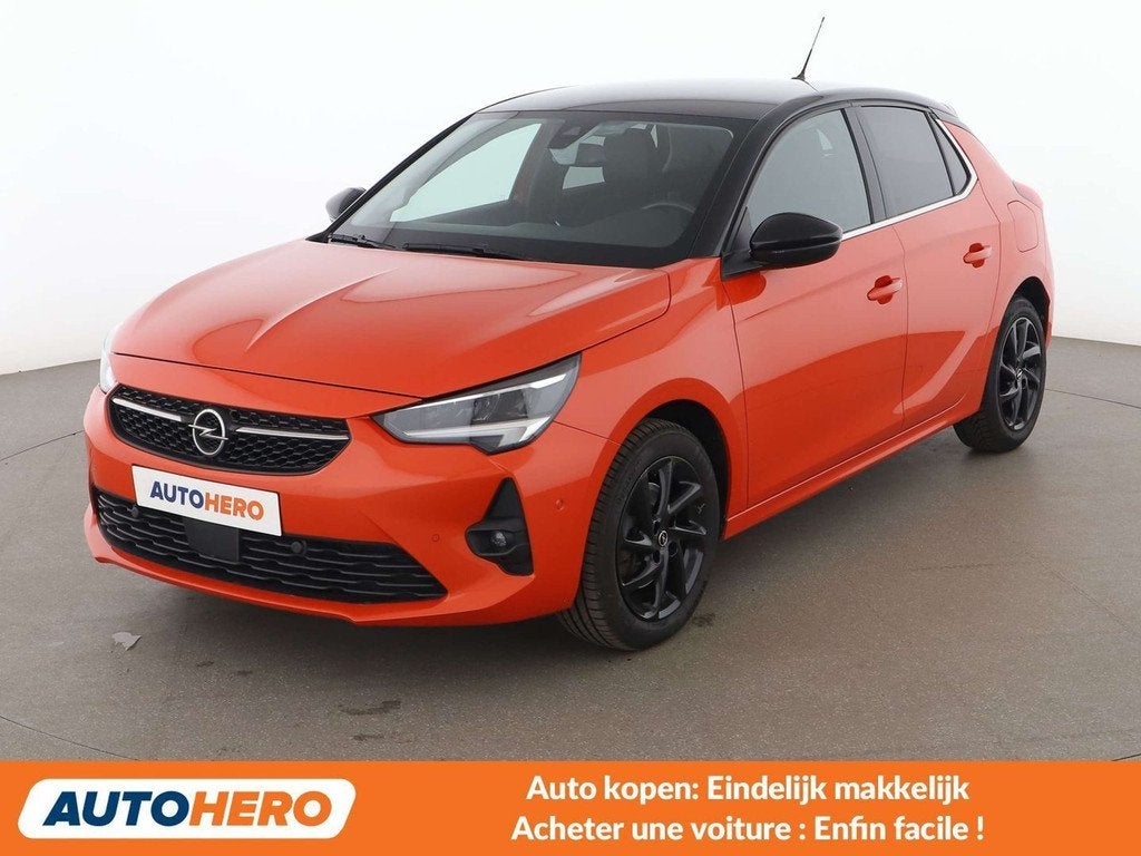 Opel Corsa 1.2 Turbo Elegance (année de construction 2020), Euro 6, 1165 kg, Autres couleurs, Noir