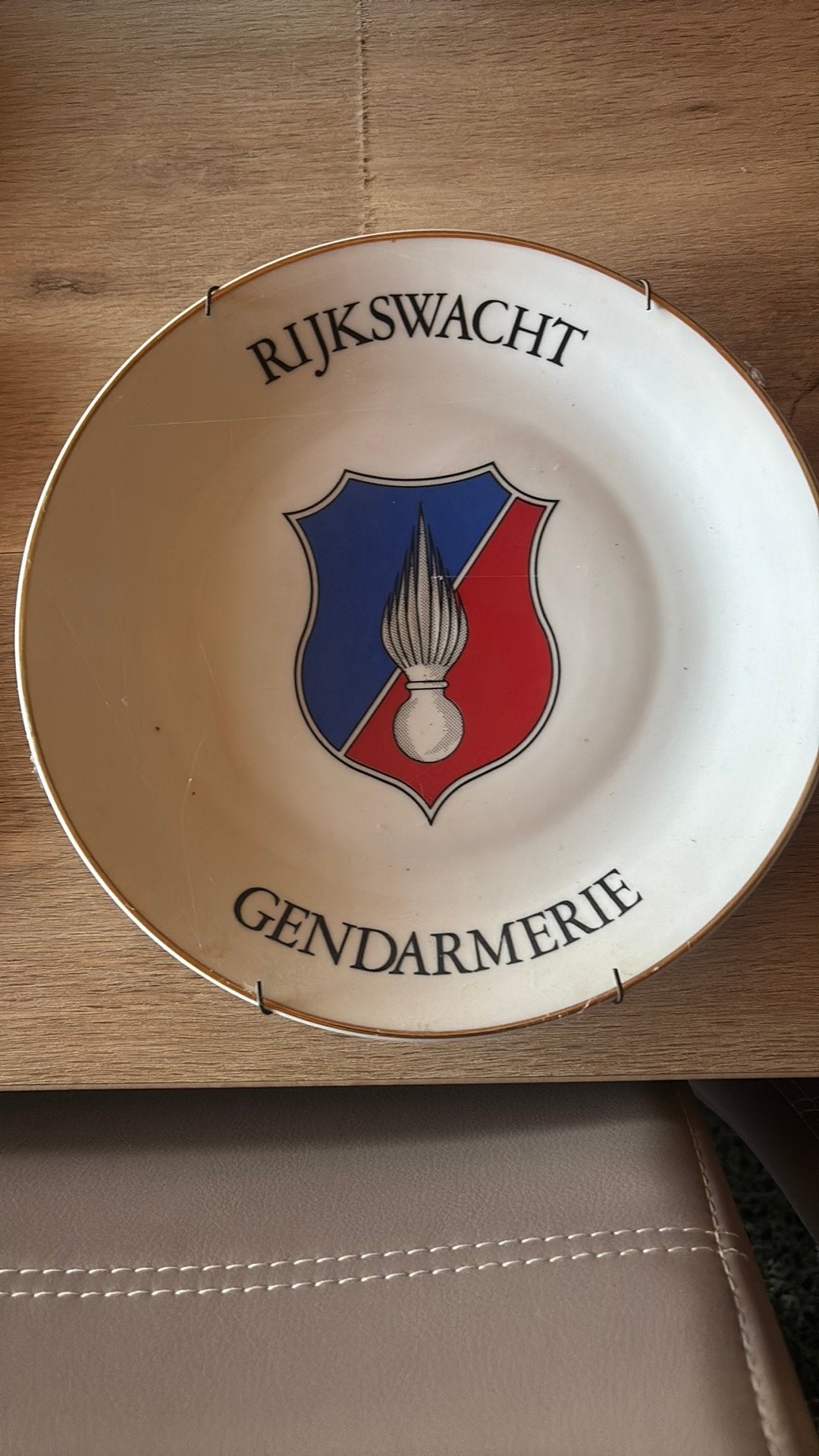 Belgisch gendarmeriebord, Verzamelen, Ophalen of Verzenden, Rijkswacht