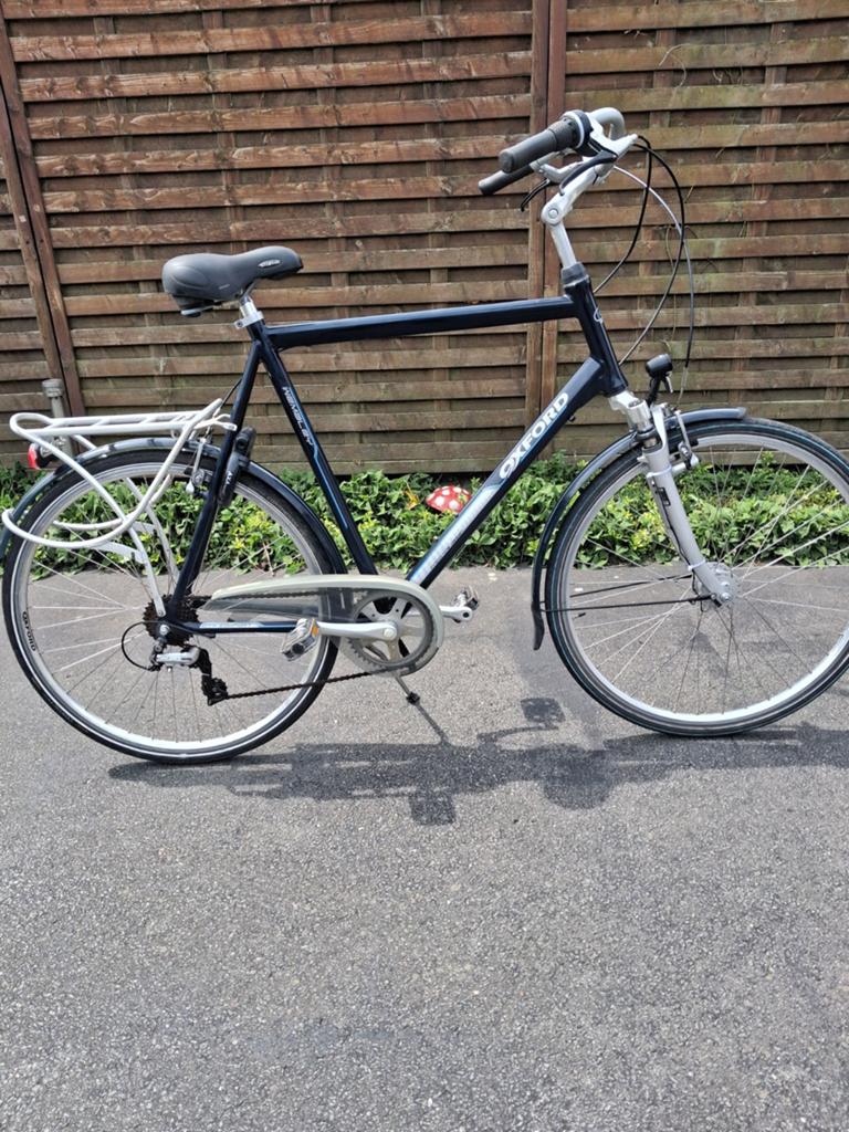 Aluminium herenfiets oxford, Fietsen en Brommers, Overige merken, Velgrem, Versnellingen, Nieuw
