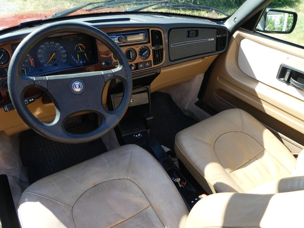 SAAB 900 cabriolet turbo, Autos, Beige, Cabriolet, 128 kW, 2 portes