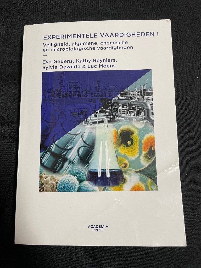 Experimentele vaardigheden 1, Livres, Enlèvement ou Envoi, Comme neuf, Chimie