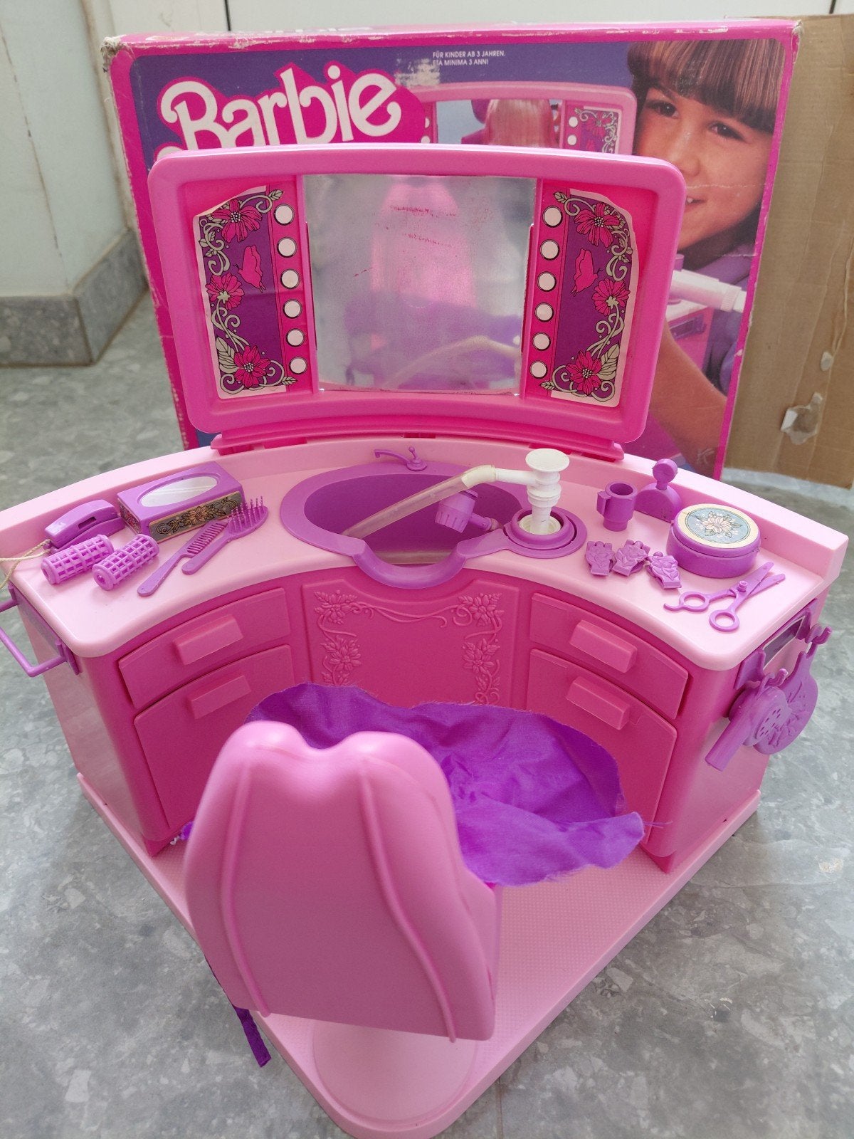 vintage Barbie schoonheidssalon, Ophalen of Verzenden, Gebruikt