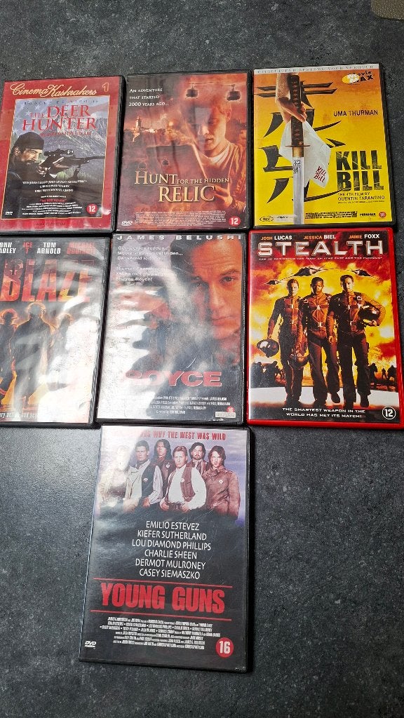 DVD Lotje van 7 filmklassiekers, CD & DVD, DVD | Classiques, Utilisé, Enlèvement ou Envoi