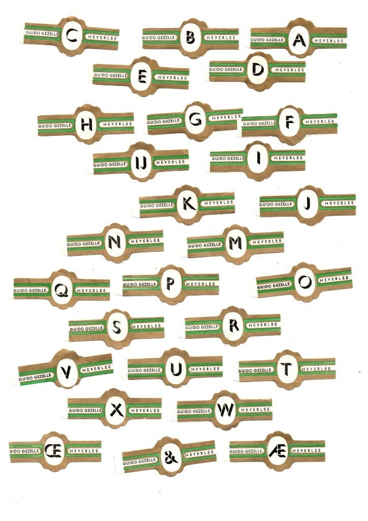 SIGARENBANDEN G GEZELLE, Ophalen of Verzenden, Nieuw, Sigarenbandjes