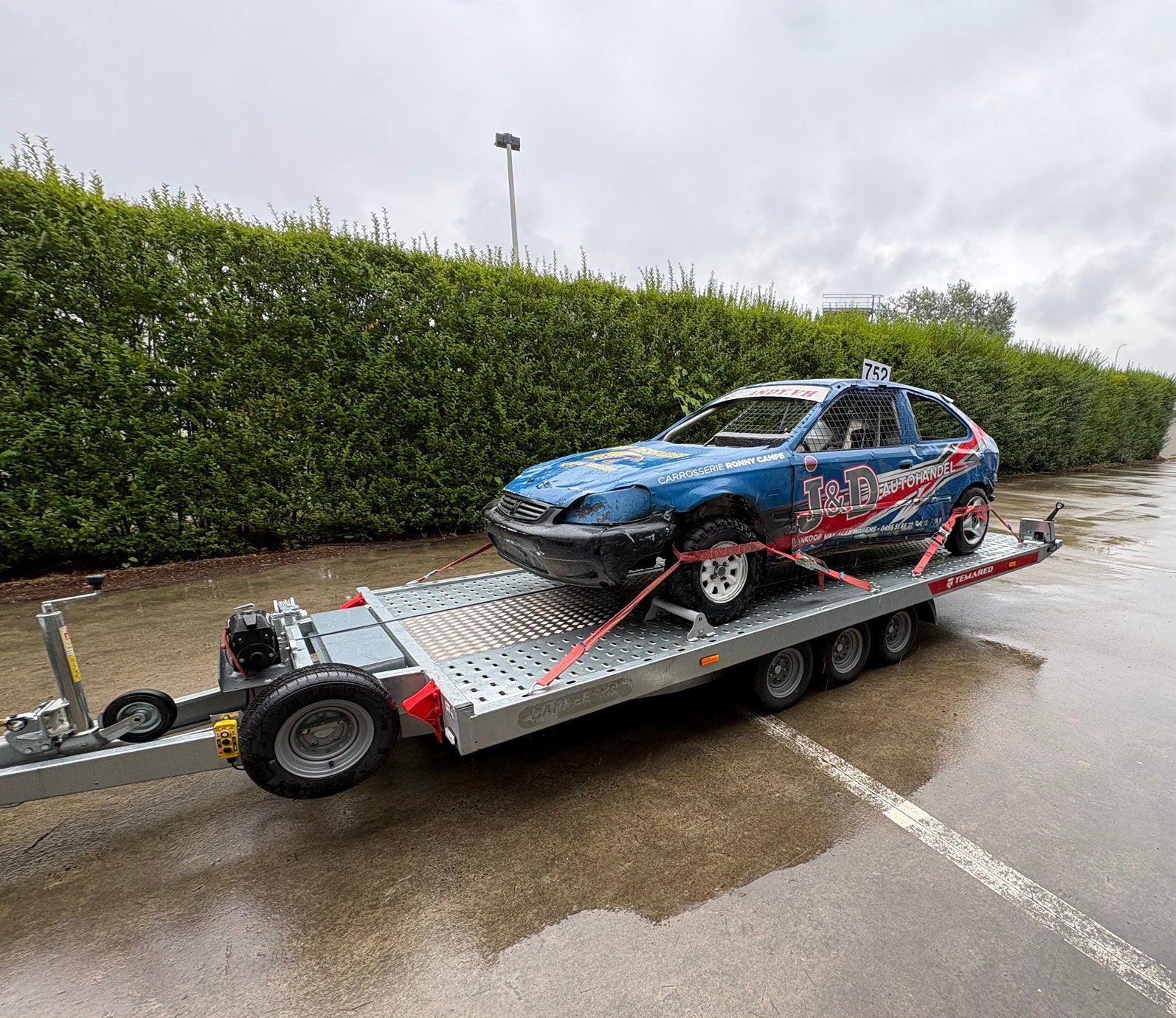 Autotrailer, Ophalen, Zo goed als nieuw