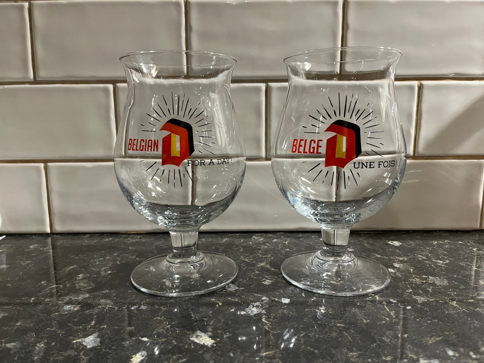 Duvel - belgian / belge setje, Ophalen of Verzenden, Nieuw, Bierglas