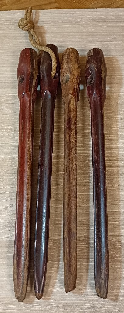 4 piquets de tente Allemand (Zeltpflöcke) ww2, Verzamelen, Verzenden, Landmacht, Overige typen