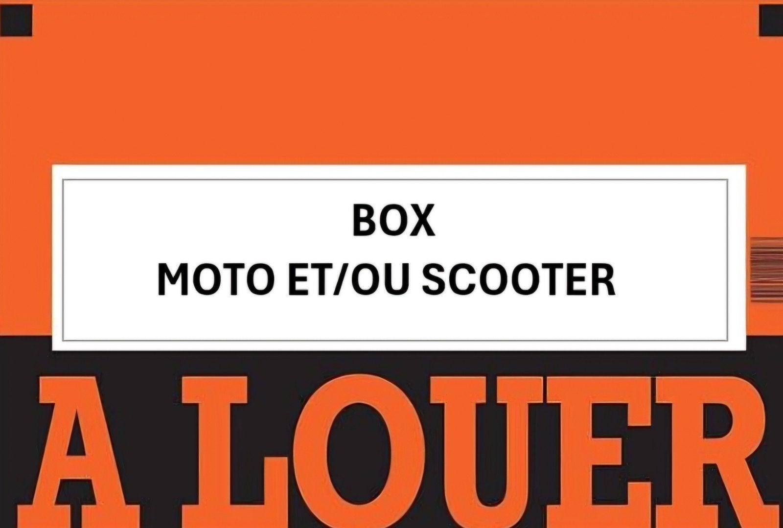 Box moto/scooter, Immo