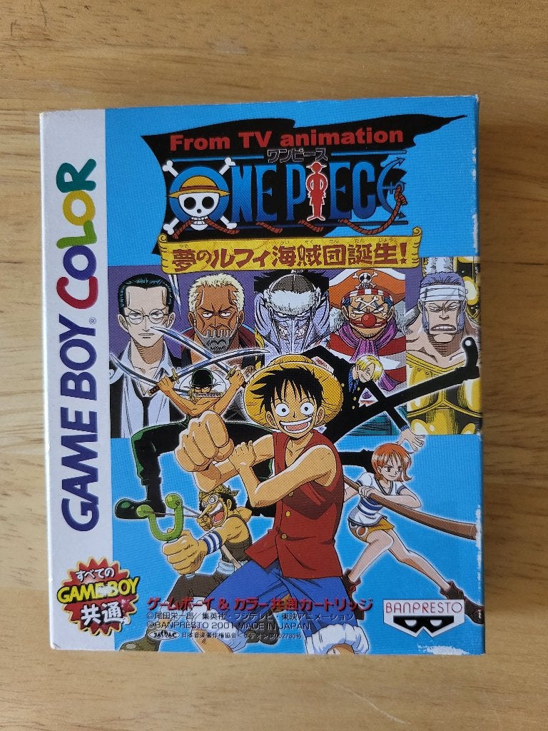 Jeu Game Boy Color One Piece – Yume no Luffy – Complet, Enlèvement, Utilisé, Aventure et Action