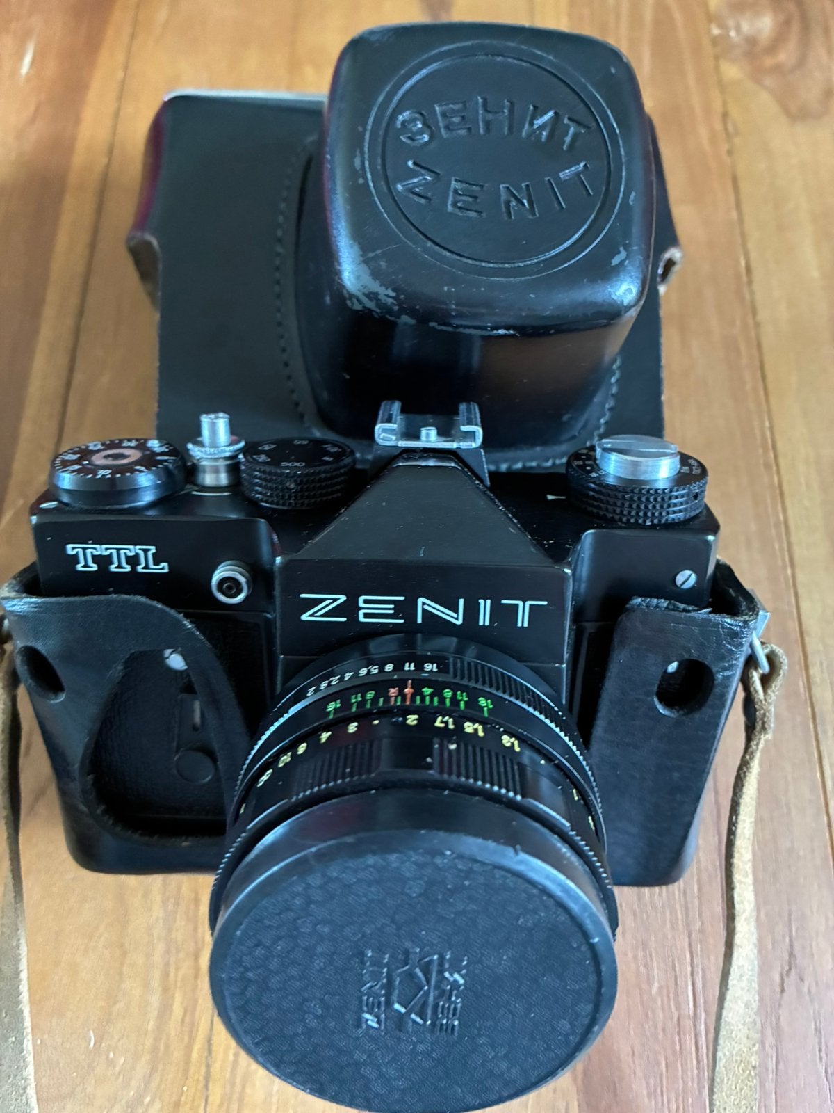 Zenit fototoestel €100, Audio, Tv en Foto, Fotocamera's Analoog, Ophalen of Verzenden, Zo goed als nieuw