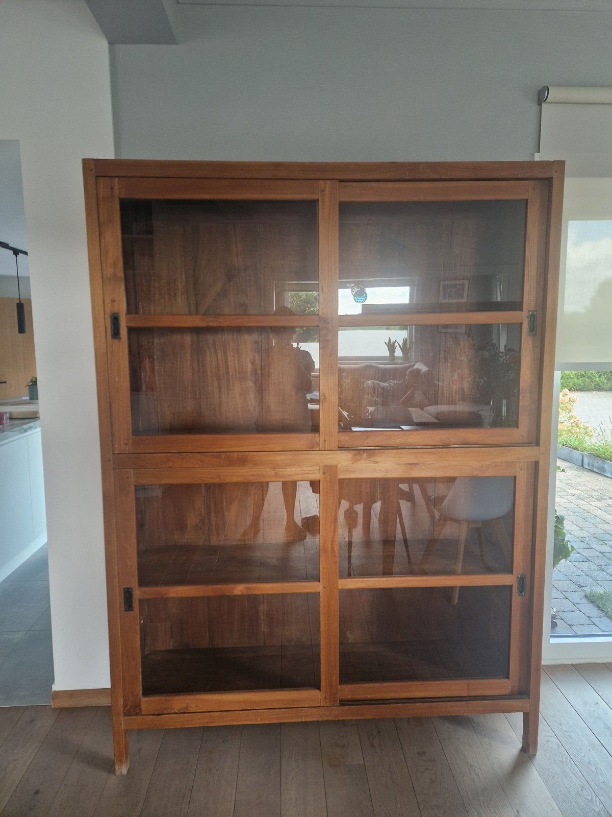 Vitrine en teck, Maison & Meubles, Enlèvement