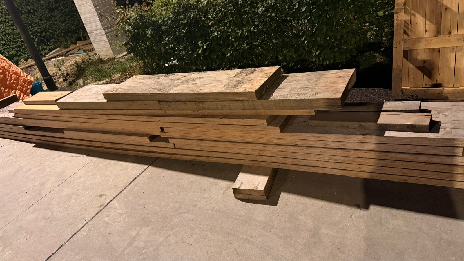 LVK balken 40mm dik, Ophalen, Zo goed als nieuw, 250 cm of meer, Balken