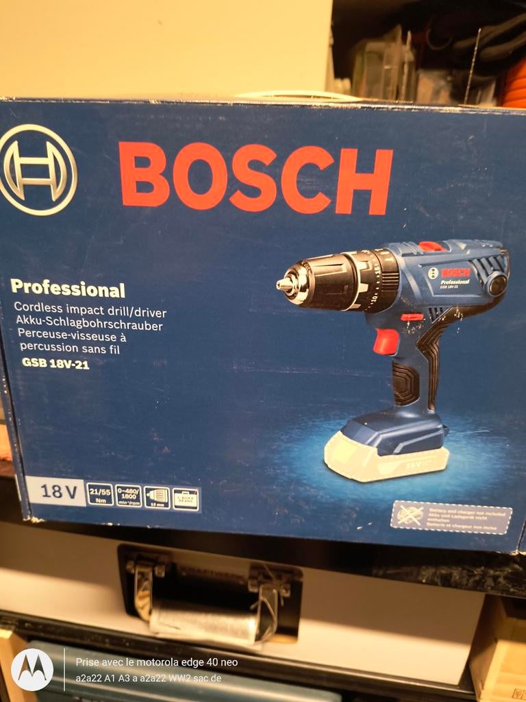 Bosch professionnel, Enlèvement, Perceuse